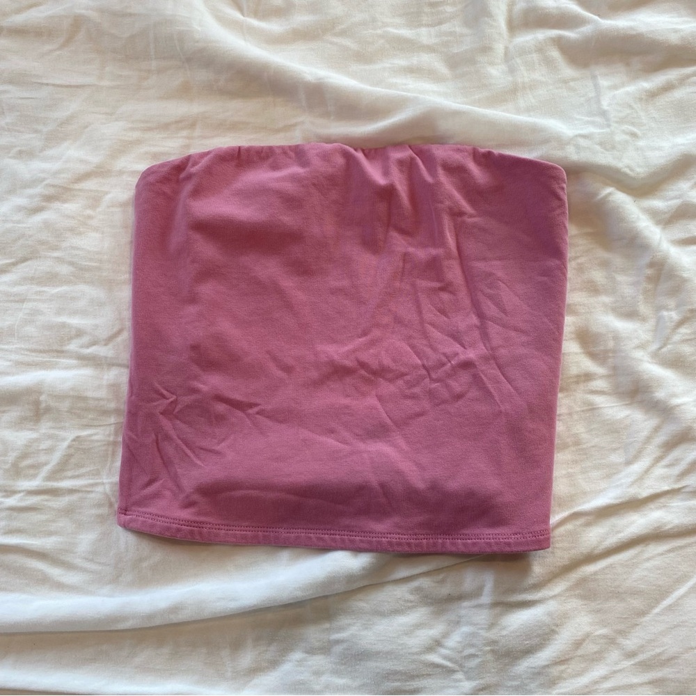 GARAGE pink tube top